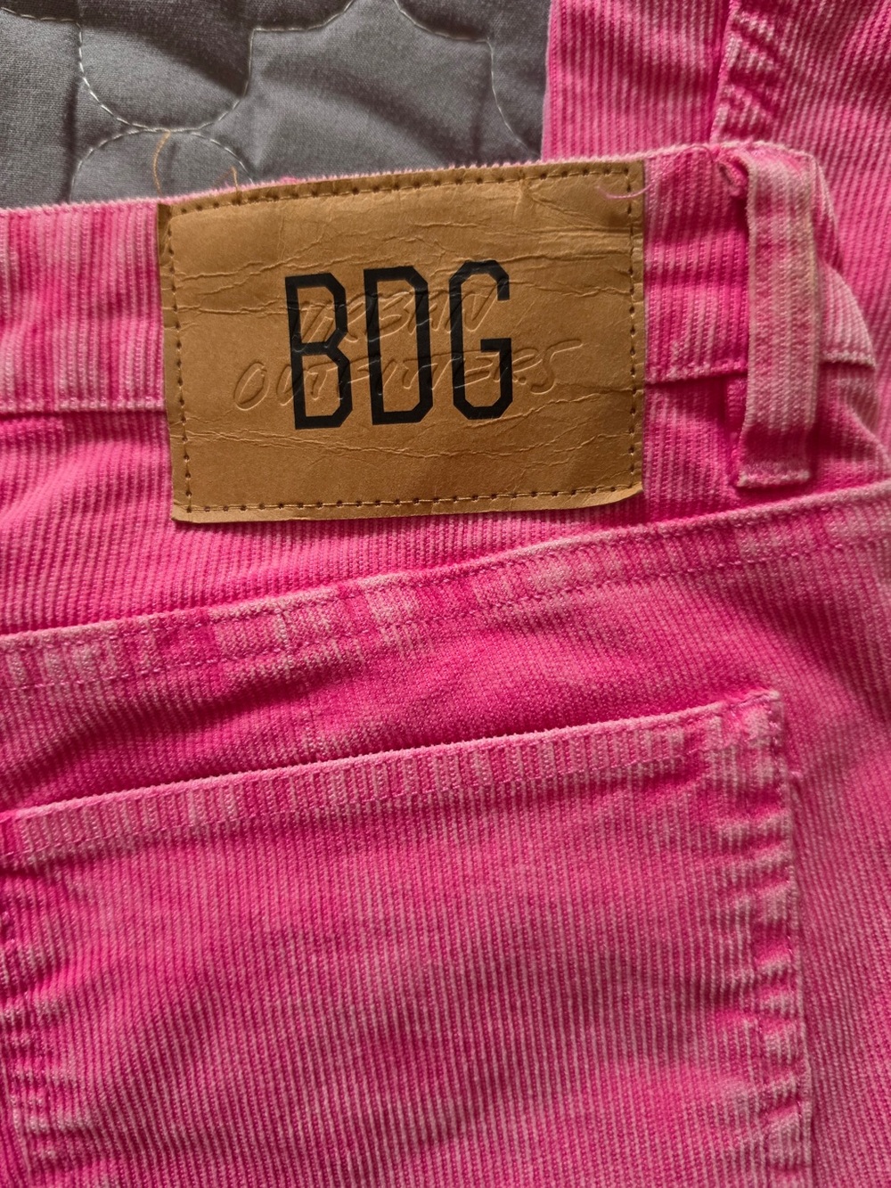 BDG Bright Pink Corduroy Bootcut Pants